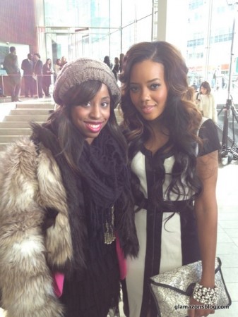 Glamazon Jessica Chats With Angela Simmons PLUS Get Her Rachel Roy Ponte Colorblock Dress