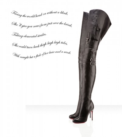 Ri's Seann Girl boots by Christian Louboutin can be purchased on 