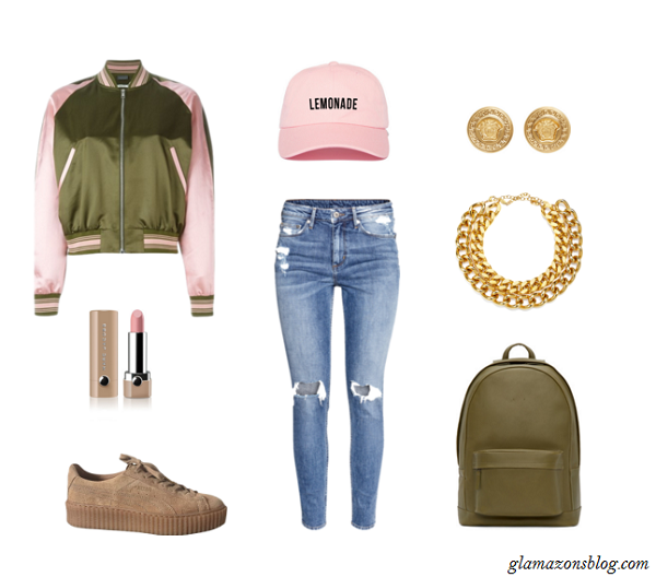 Bomber-Jacket-Baseball-Cap-Distressed-Denim-Creepers-Formation-Tour-Outfit-Glamazonsblog