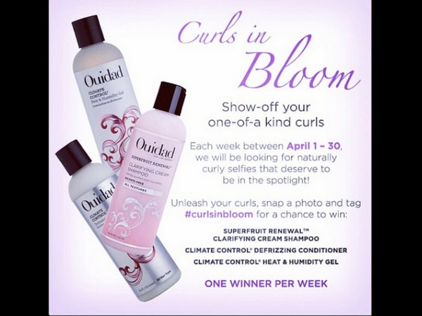 Enter To Win: Ouidad #CurlsinBloom Instagram Contest