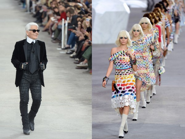 #PFW: Chanel Spring 2014 with Katy Perry and Cara Delevingne