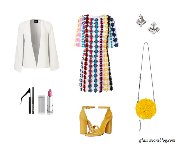 Easter-Sunday-Floral-Applique-A-Line-Dress-Cape-Blazer-Fashion-Glamazonsblog
