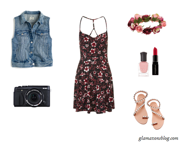 Floral-Skater-Dress-Denim-Jacket-Festival-Fashion-Glamazonsblog