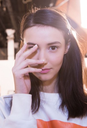 #NYFW Beauty: A Cool French Mani At Tibi Fall 2015 @JINsoon