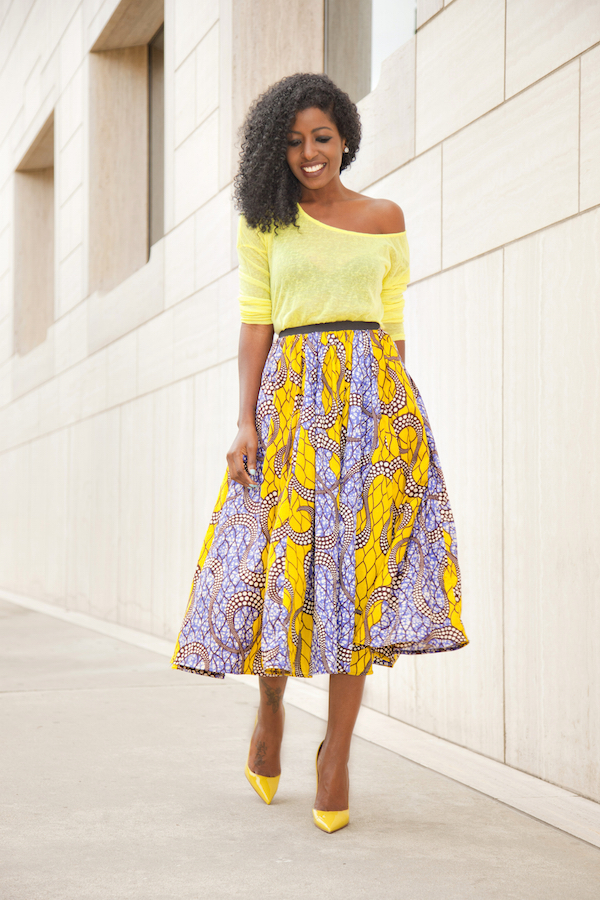 Style-Pantry-Ankara-Print-Midi-Skirt-Fashion-Glamazonsblog