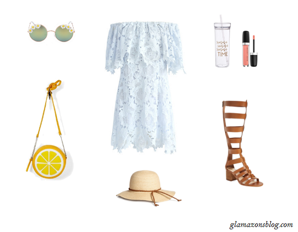 What-to-Wear-to-Coachella-Strapless-Lace-Mini-Dress-Gladiator-Sandals-Fashion-Glamazonsblog