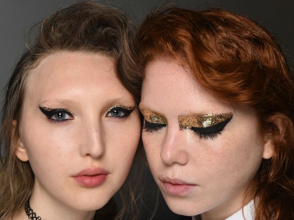 #NYFW Beauty: Gold Glitter Eyeshadow at Creatures of The Wind @NARSissist