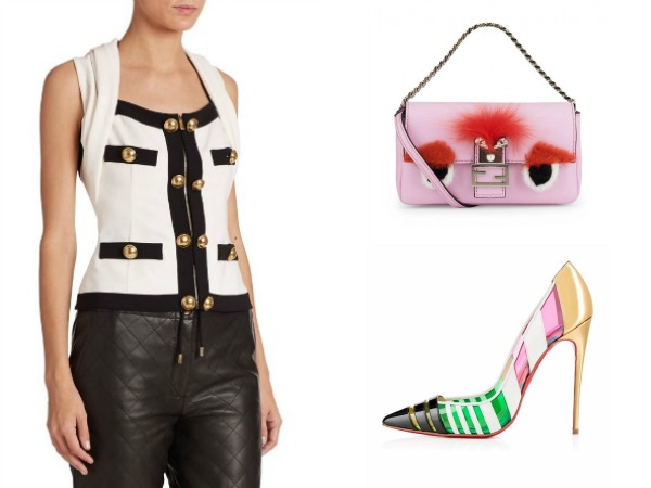 #Empire Fashion Preview: Cookie’s Moschino Button-Trim Halter Top and Christian Louboutin Bandy Pumps