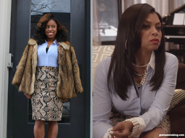 empire-fashion-cookie-lyon-taraji-p-henson-altuzarra-for-target-pinstripe-and-python-shirt-dress-jessica-c-andrews-street-style-glamazons-blog-opener