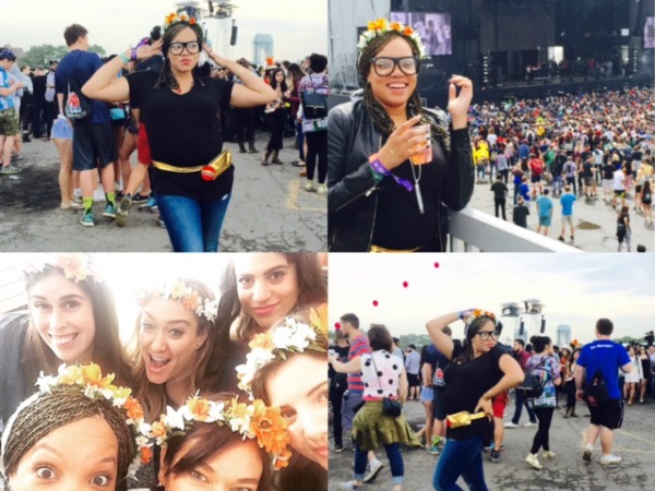 .@GovBallNYC Style: Rain Boots, Hipster Glasses & A Fanny Pack