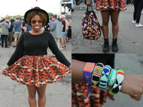 What I Wore: Orange We Cute for #GovBallNYC #OOTD @Dove #RevitalizeMe