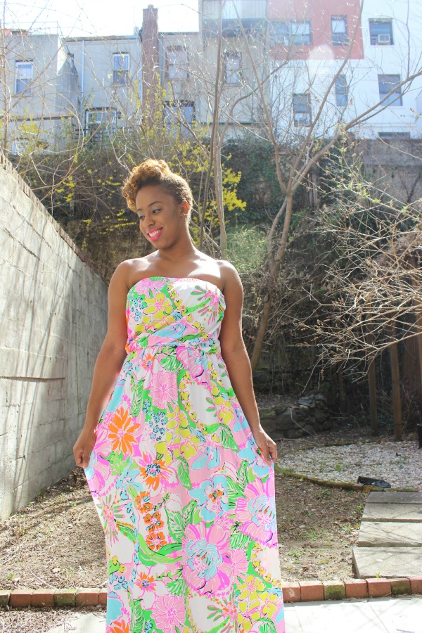 lilly-pulitizer-for-target-review-fit-pics-strapless-maxi-dress-nosie-posey-jessica-c-andrews-glamazons-blog-post