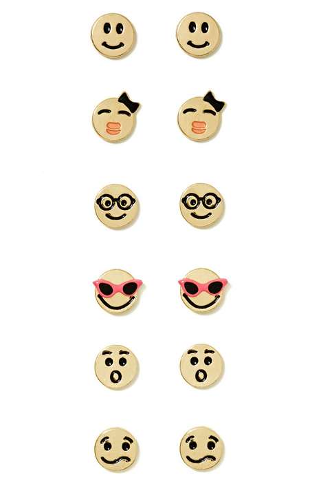 nasty-gal-emoji-stud-earrings