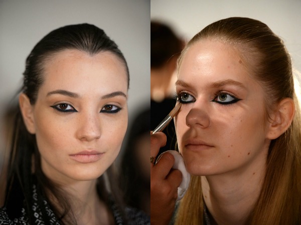 #NYFW Backstage Beauty: Sexy Lower Lash Liner at Nicholas K Spring 2015 by Avon