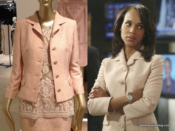 Scandal Fashion Recap: Olivia Pope’s Burberry White Trench Coat, Ralph Lauren White Sheath Dress and Saint Laurent ‘Thorn’ Pumps