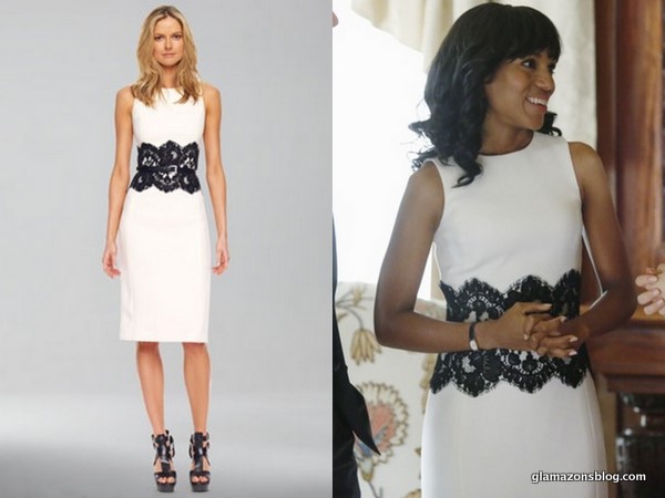 scandal-fashion-olivia-pope-michael-kors-black-white-lace-dress