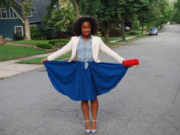 What I Wore: Red, White and Blue