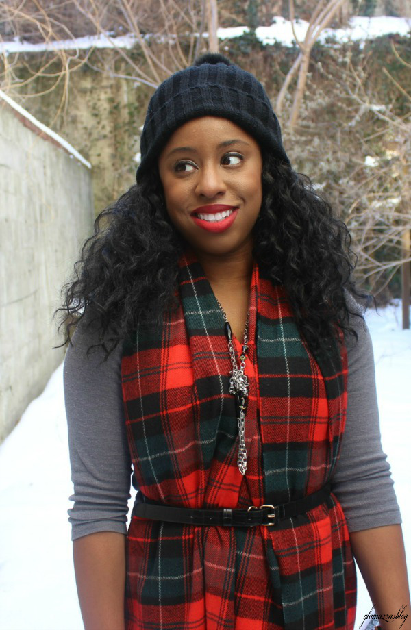 street-style-snow-belt-wrapped-around-scarf-plaid-scarf-patricia-field-money-clutch-beanie-hat-just-fab-zyree-glamazons-blog-18-edit