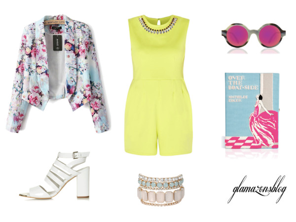 Outfit of the Day: Dress Up a Romper With a Blazer and Heels