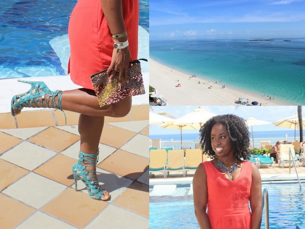 What I Wore: Orange Crush at RIU Hotel in Bahamas #CaribbeanCrawl #GlamazonTravel