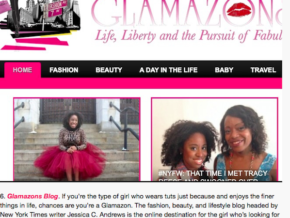 Styleblazer Names Glamazons Blog One of 15 Black Bloggers They Love